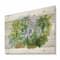 Designart - White House In The Woods - Traditional Print on Natural Pine Wood
